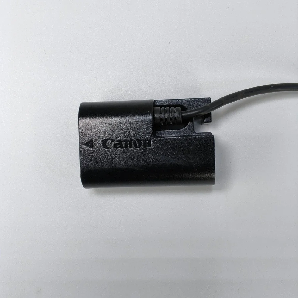 Canon AC Adapter AC-E6 and DC Coupler DR-E6 Power Kit for EOS DSLR Cameras